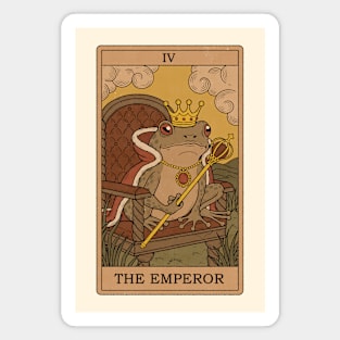 The Emperor - Frogs Tarot Magnet